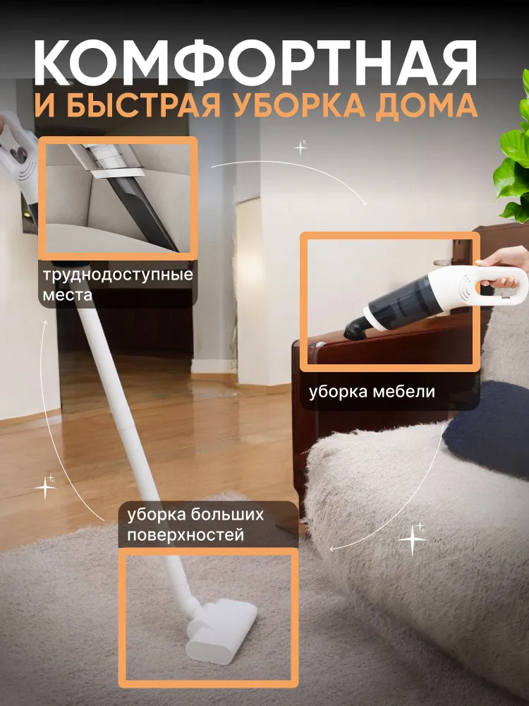 Вертикальный пылесос беспроводной на аккумуляторе купить